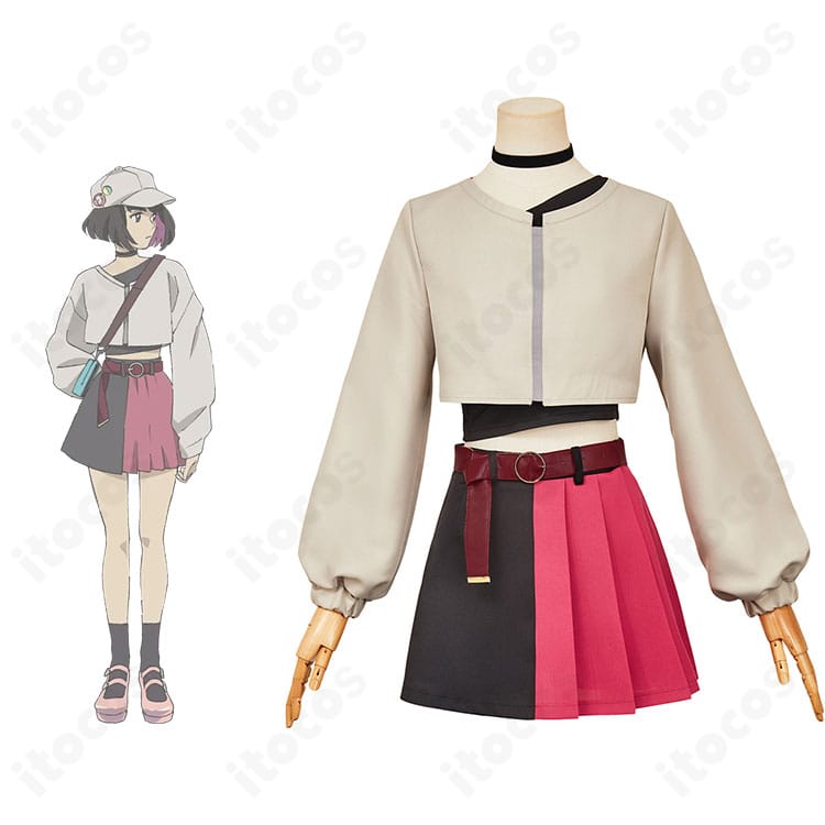 『LAZARUS』エレイナと衣装のコラボ構図。高再現のコート・スカート・帽子が映える全体イメージ。