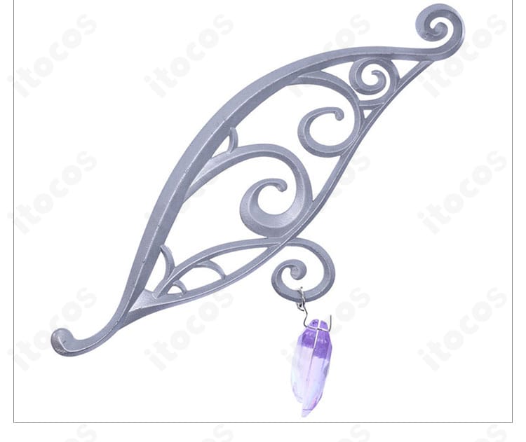 古石ビジュー 初期衣装の背面装飾と翼の取り付け部詳細