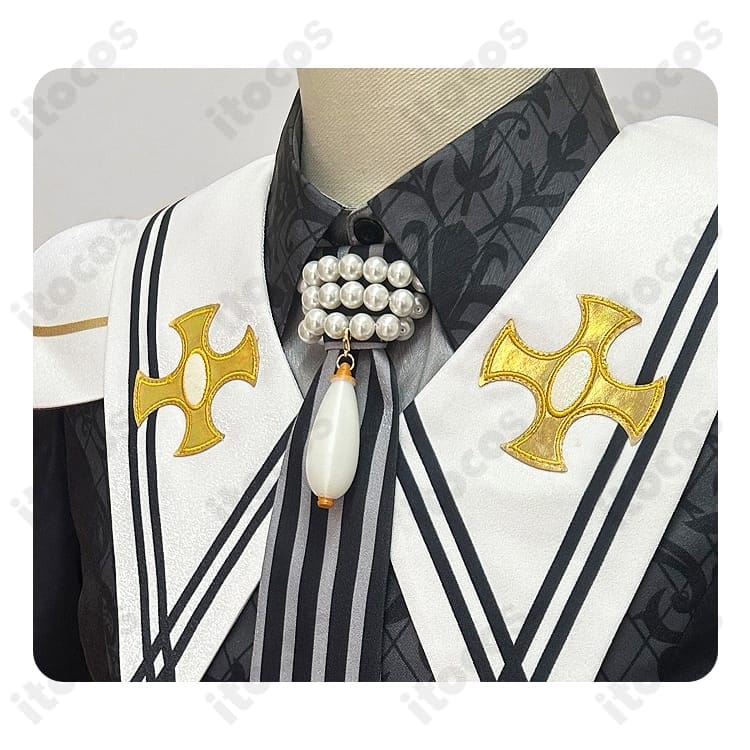 あんさんぶるスターズ！！ 朱桜司・真白友也・仙石忍 堕天使の晩餐会 コスプレ衣装｜精緻な装飾で高再現、撮影会・イベントに最適 - 4枚目の画像