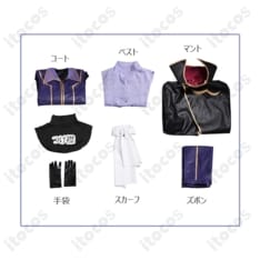 ルルーシュ・ランペルージ 黒の騎士団版 コスプレ衣装 高再現で撮影映え、イベントにも最適 - 7枚目の画像（サムネイル）