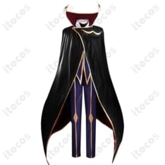 ルルーシュ・ランペルージ 黒の騎士団版 コスプレ衣装 高再現で撮影映え、イベントにも最適 - 1枚目の画像（サムネイル）