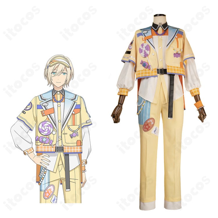 天祥院英智のハッピーチャーム衣装一式。キャラクターの魅力を引き立てる高再現コスチュームの全体イメージ。