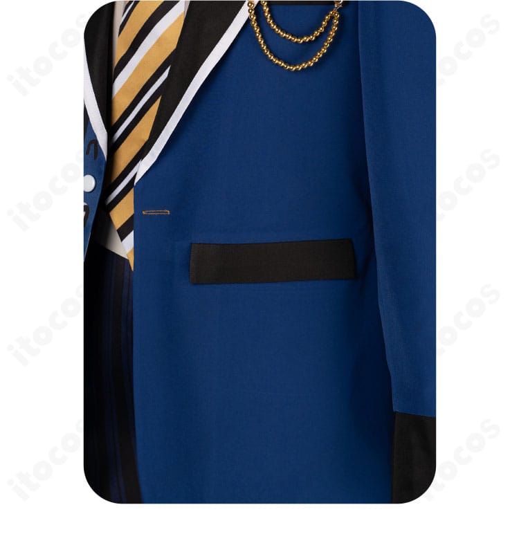 ポケット周辺の装飾。実用性とデザイン性を両立した作り込み