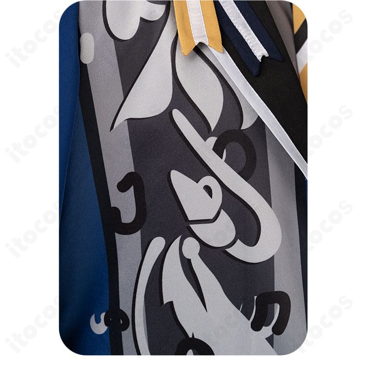 襟の柄ディテール。作品イメージに沿った配色と再現性が伝わる写真