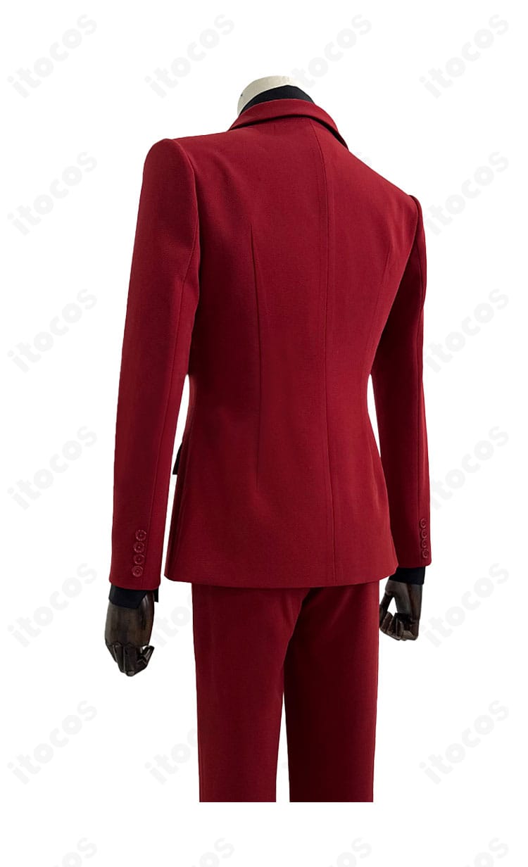 ミヒャエル・カイザー衣装の背面デザイン、センターベントと背中のシルエットを確認