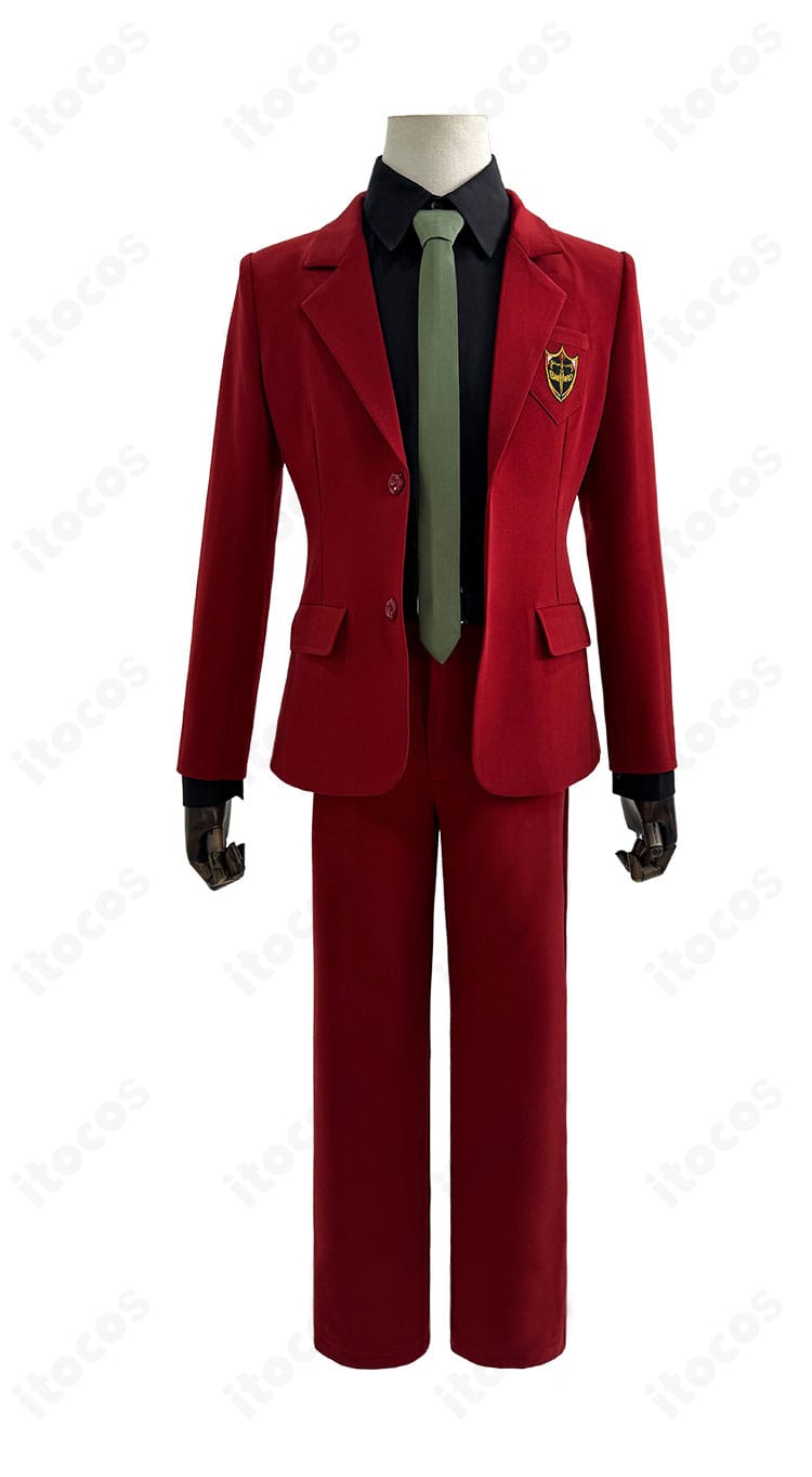 ブルーロック ミヒャエル・カイザー EGOIST EXHIBITION版コスプレ衣装の全身コーデ、シルエットがわかる正面全体像