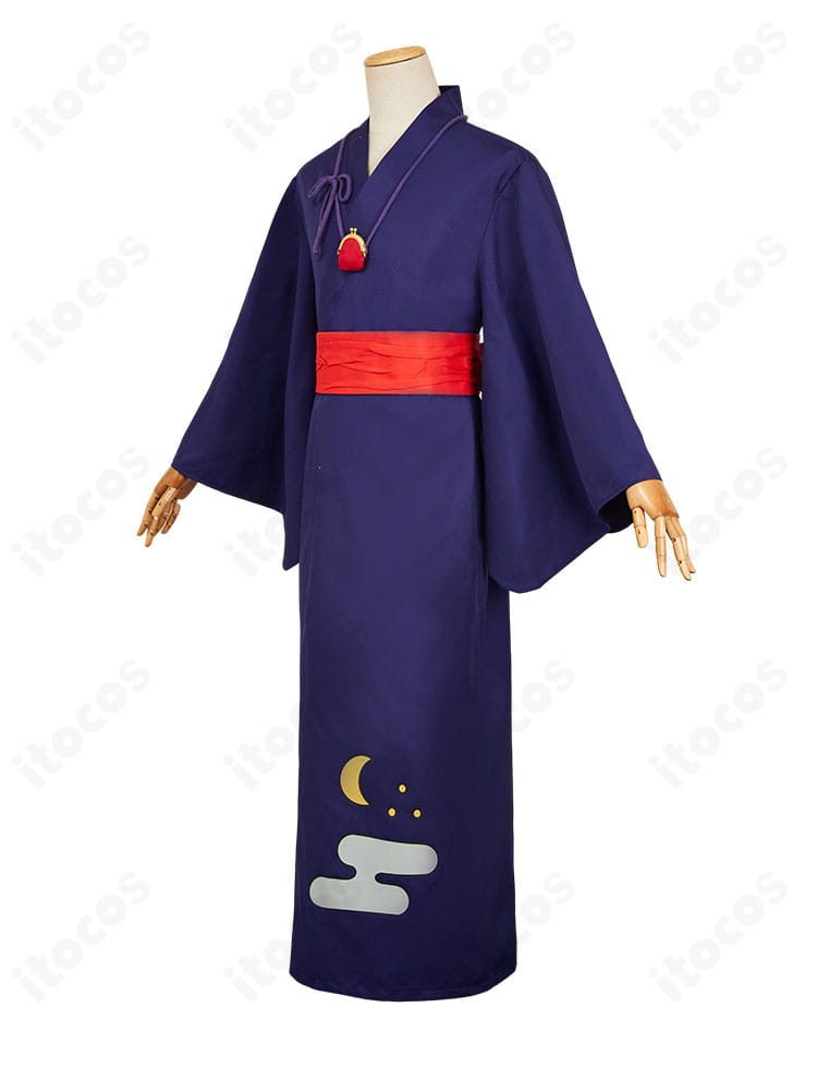 花子くん 浴衣コスプレ左側のディテール。袖のボリュームと身頃のラインを確認できる画像