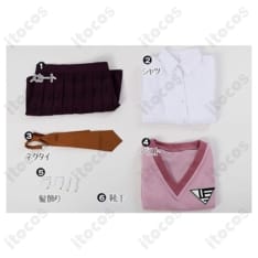 赤松楓 通常制服コスプレ｜高再現・快適素材でイベント＆撮影に最適 - 5枚目の画像（サムネイル）