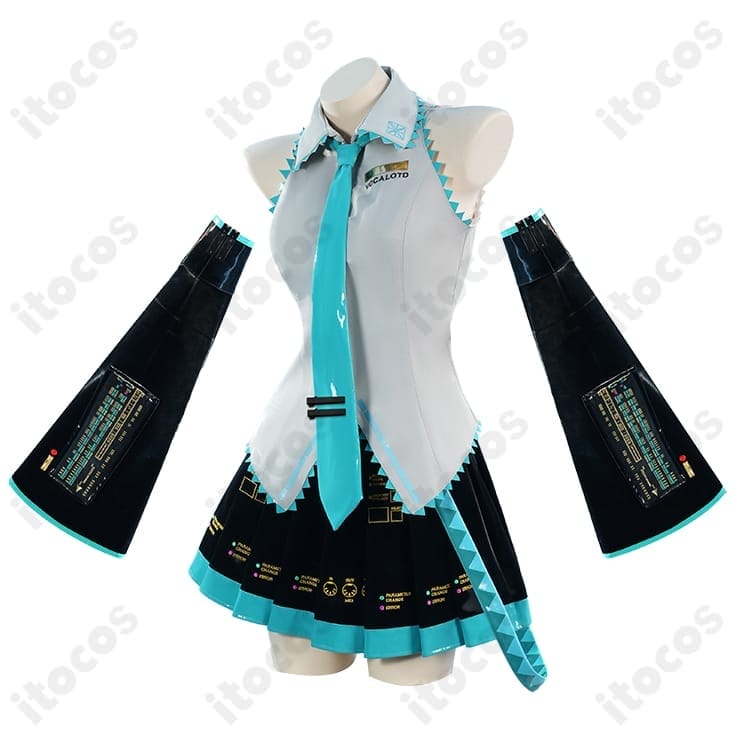 初音ミク V2版 コスプレ衣装｜忠実再現で撮影映え。長時間でも快適、イベント即戦力 - 3枚目の画像