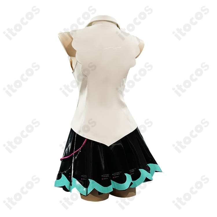 初音ミク NT版 コスプレ衣装 高再現で動きやすい設計、イベントや撮影で映えるセット - 3枚目の画像