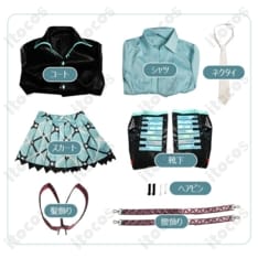 初音ミク if コスプレ衣装｜高再現フルセットで撮影映え。動きやすくイベントにも最適 - 6枚目の画像（サムネイル）