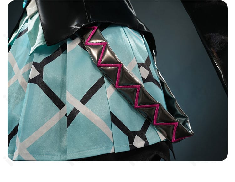 初音ミク if 衣装のウエストアクセサリー。腰飾りの意匠とバランスが分かるアップ