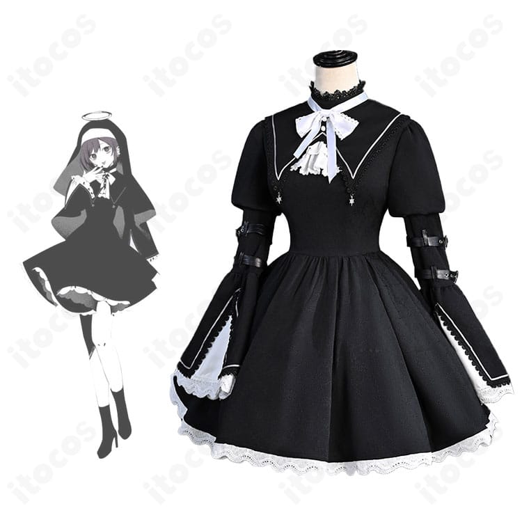 プロジェクトセカイ 東雲絵名 神っぽいな衣装を着用した全体イメージ。キャラクター性と衣装の世界観を再現