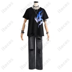 プロジェクトセカイ 東雲彰人 フューエル衣装 高忠実度で動きやすいコスプレセット - 1枚目の画像（サムネイル）