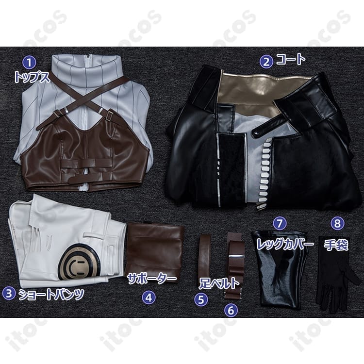 無期迷途 ジェイン衣装 高再現×快適設計 撮影会・イベント対応・オーダーメイド可・送料無料 - 5枚目の画像