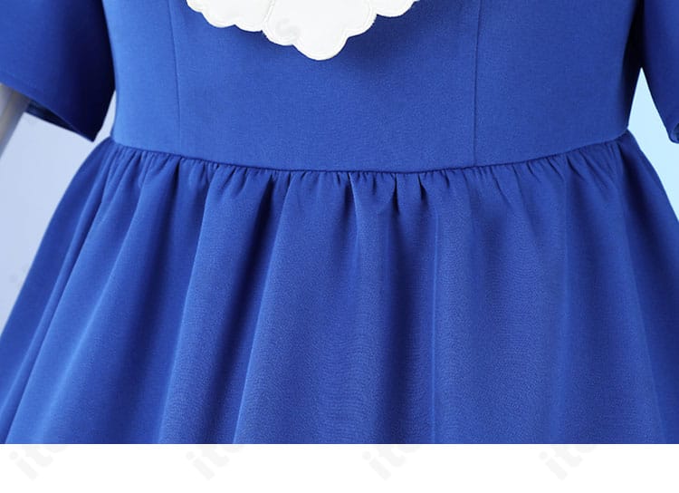 ウエスト周りの装飾ディテール（木之本桜 普段着コスプレ）