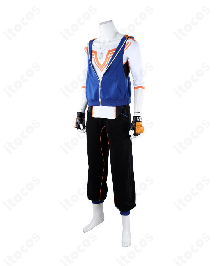 ストリートファイター6 ルーク衣装のサイドビュー。シルエットとフィット感、サイドのカッティングを確認可能。