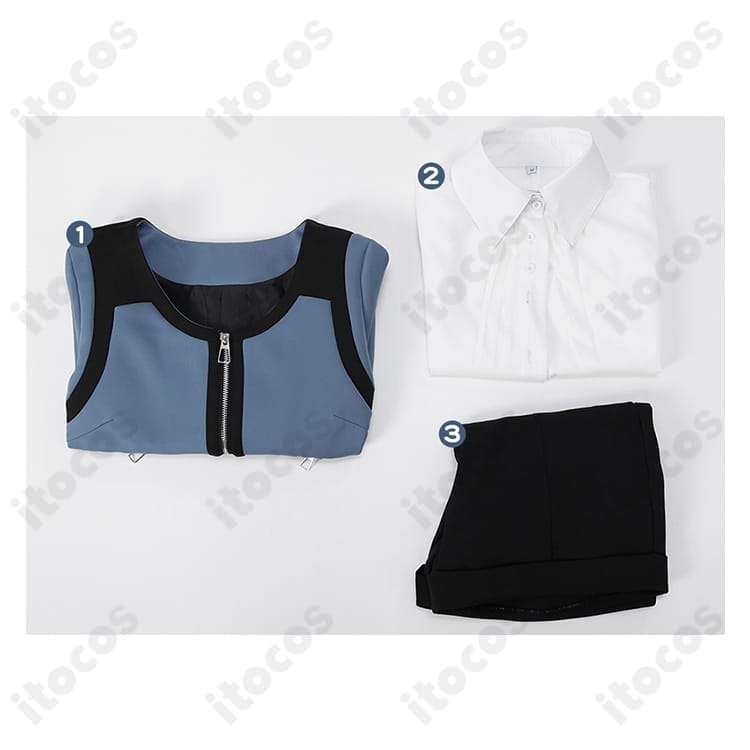 東京喰種 霧嶋董香 コスプレ衣装｜通気素材で快適、撮影もイベントもクールに決まる3点セット - 6枚目の画像