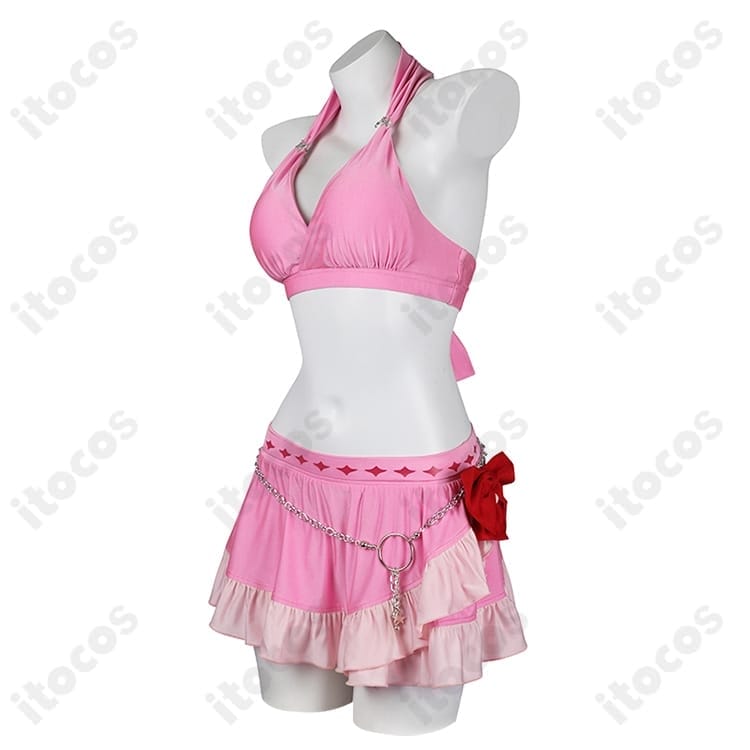 ファイナルファンタジーVII リバース エアリス ピンキーマーメイド水着 高再現で撮影に最適 - 3枚目の画像