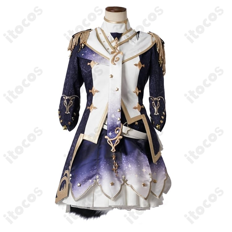 白上フブキ キング衣装コスプレ｜豪華刺繍で高再現、イベントと撮影で映える一着 - 4枚目の画像