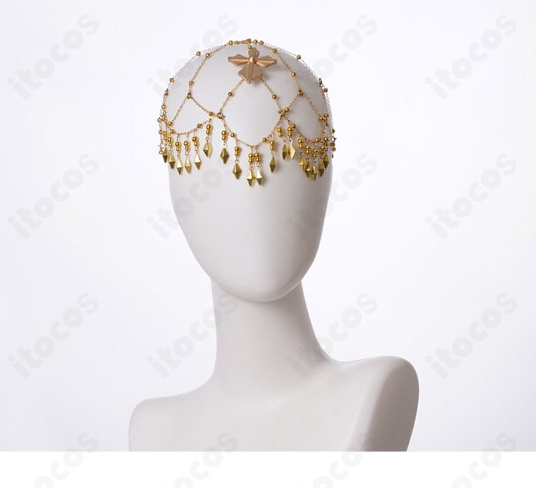 星街すいせいの髪飾りディテール。星モチーフと配色のバランスを再現