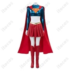 スーパーガール（カーラ・ゾー＝エル）コスプレ衣装 高発色で快適、イベントと撮影で映える一着 - 1枚目の画像（サムネイル）