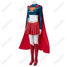 スーパーガール（カーラ・ゾー＝エル）コスプレ衣装 高発色で快適、イベントと撮影で映える一着 - 2枚目の画像（サムネイル）