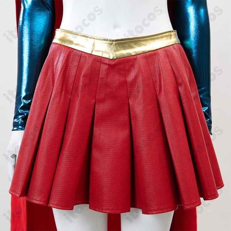 スーパーガール（カーラ・ゾー＝エル）コスプレ衣装 高発色で快適、イベントと撮影で映える一着 - 7枚目の画像