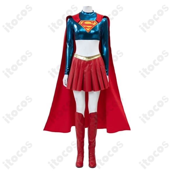スーパーガール（カーラ・ゾー＝エル）コスプレ衣装 高発色で快適、イベントと撮影で映える一着