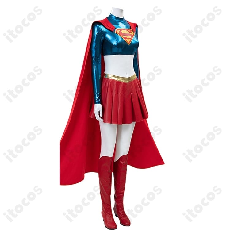 スーパーガール（カーラ・ゾー＝エル）コスプレ衣装 高発色で快適、イベントと撮影で映える一着 - 3枚目の画像