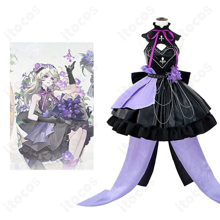 第五人格 彫刻師（ガラテア）春日序曲コスプレ衣装の全身コーデ。キャラクターの雰囲気に合うゴシックな配色と装飾を再現。