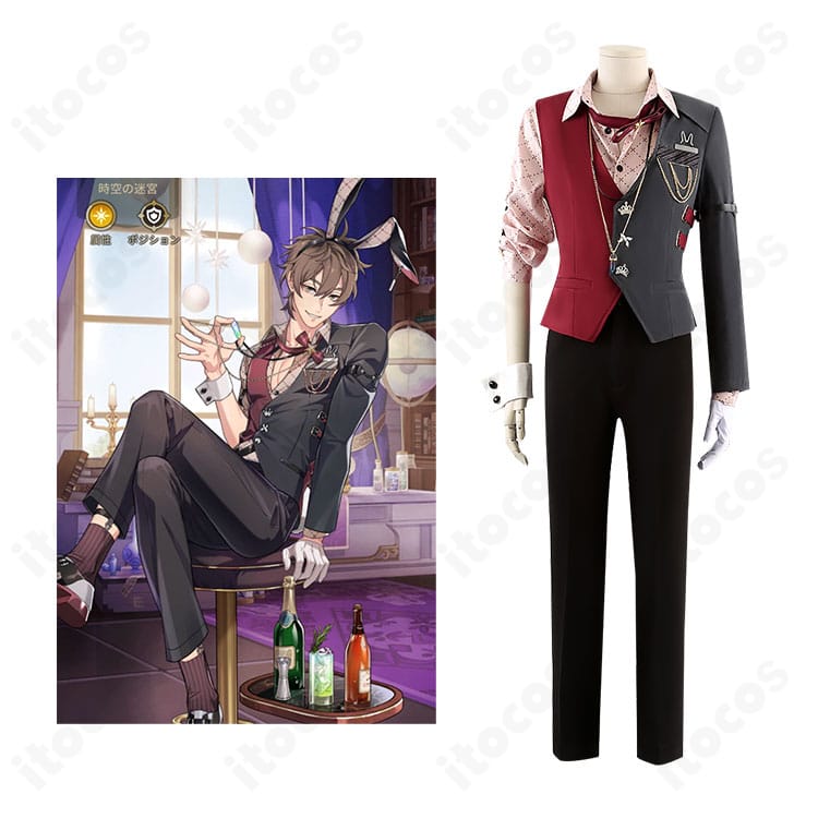 NU:カーニバルのエイトと衣装一式。時空の迷宮バニーデザインを高再現したコスプレ全身イメージ