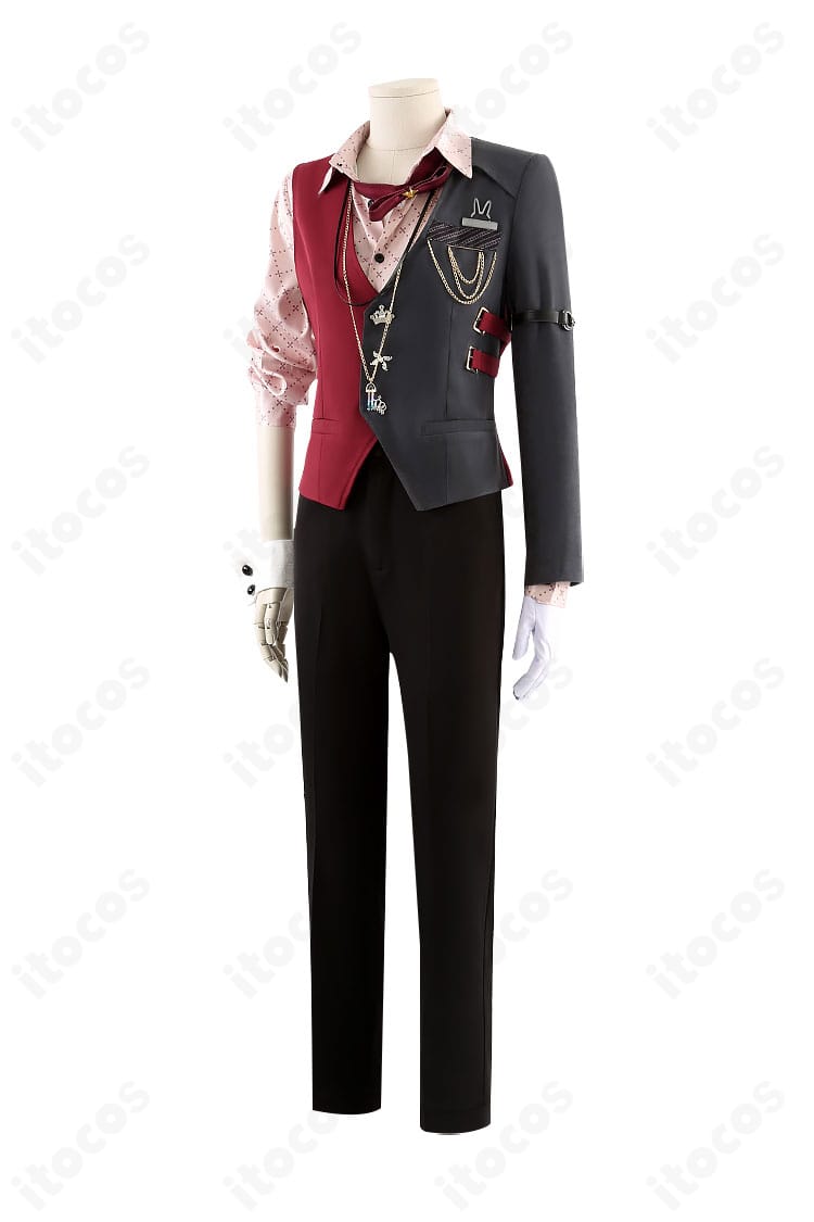 エイト バニー衣装の左側面。シルエットのバランスとソックスガーターの位置が分かる画像