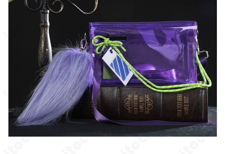 コスプレ 肩掛けポーチ装飾パーツ｜チェーンと金具で個性を強調