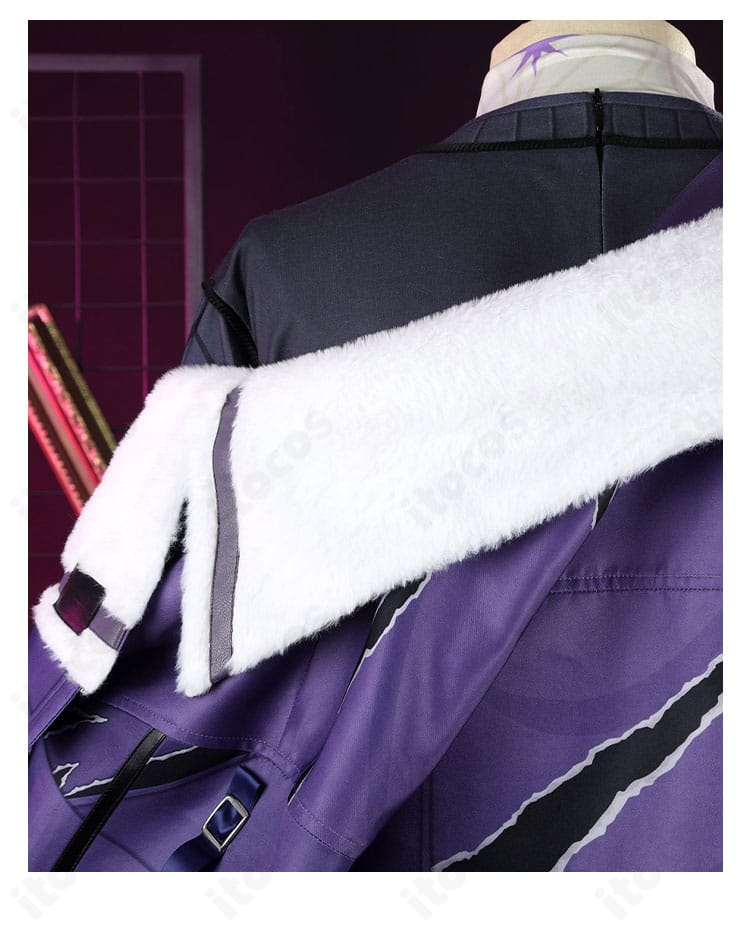 玖夜 コスプレ 襟元ファー装飾アップ｜冬らしいボリュームと高級感