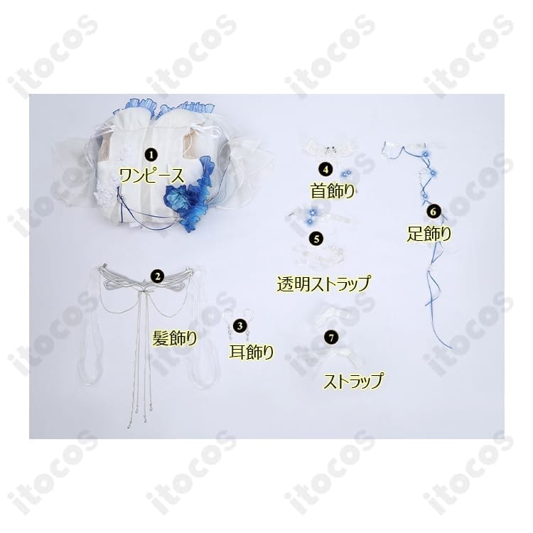 ハーメル『さざ波の傍に』高再現ドレス｜軽やか着用感でイベント＆撮影映え - 6枚目の画像