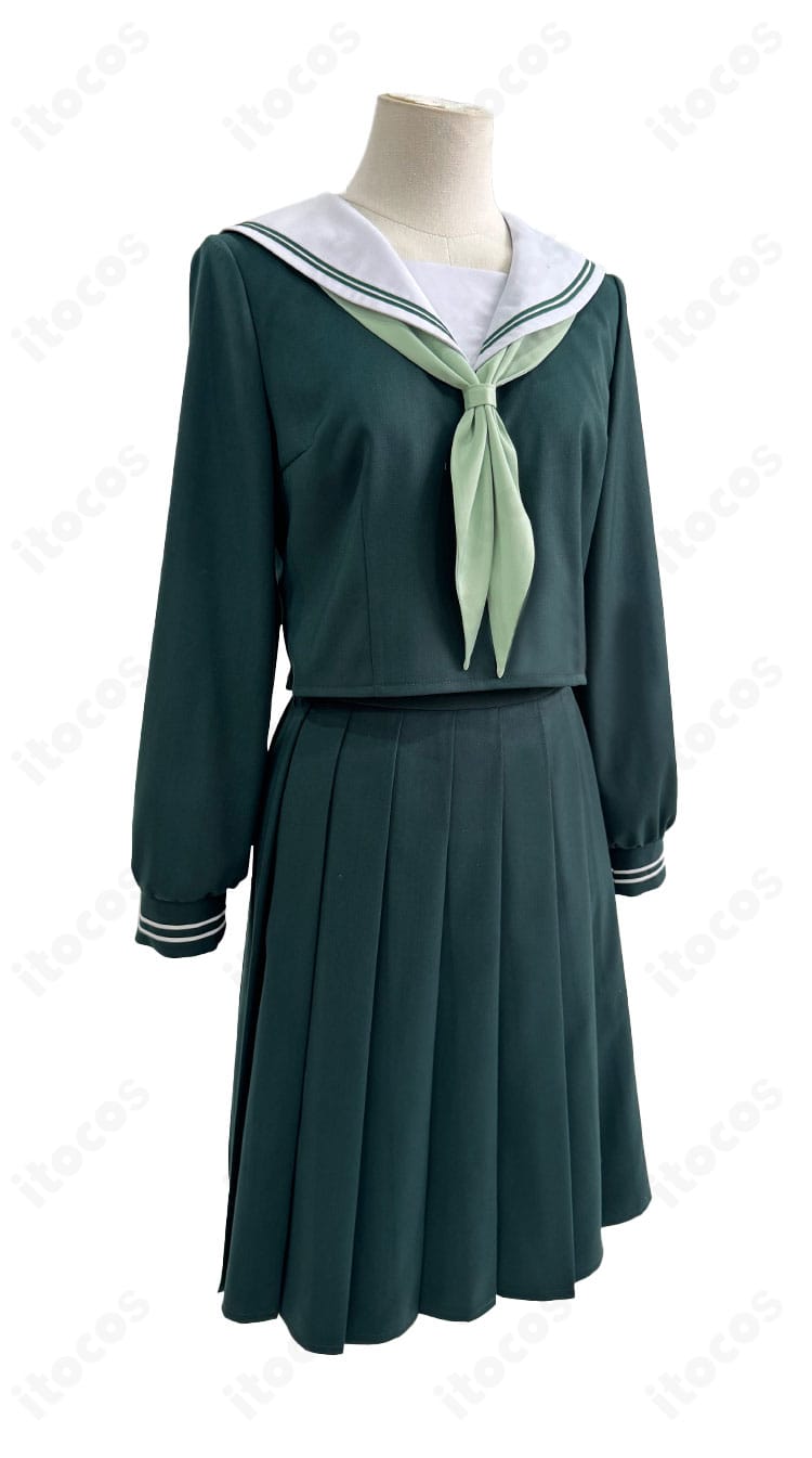 薬屋のひとりごと 猫猫 セーラー服アレンジ 右側面ビュー｜ウエスト位置とスカーフの見え方をチェック