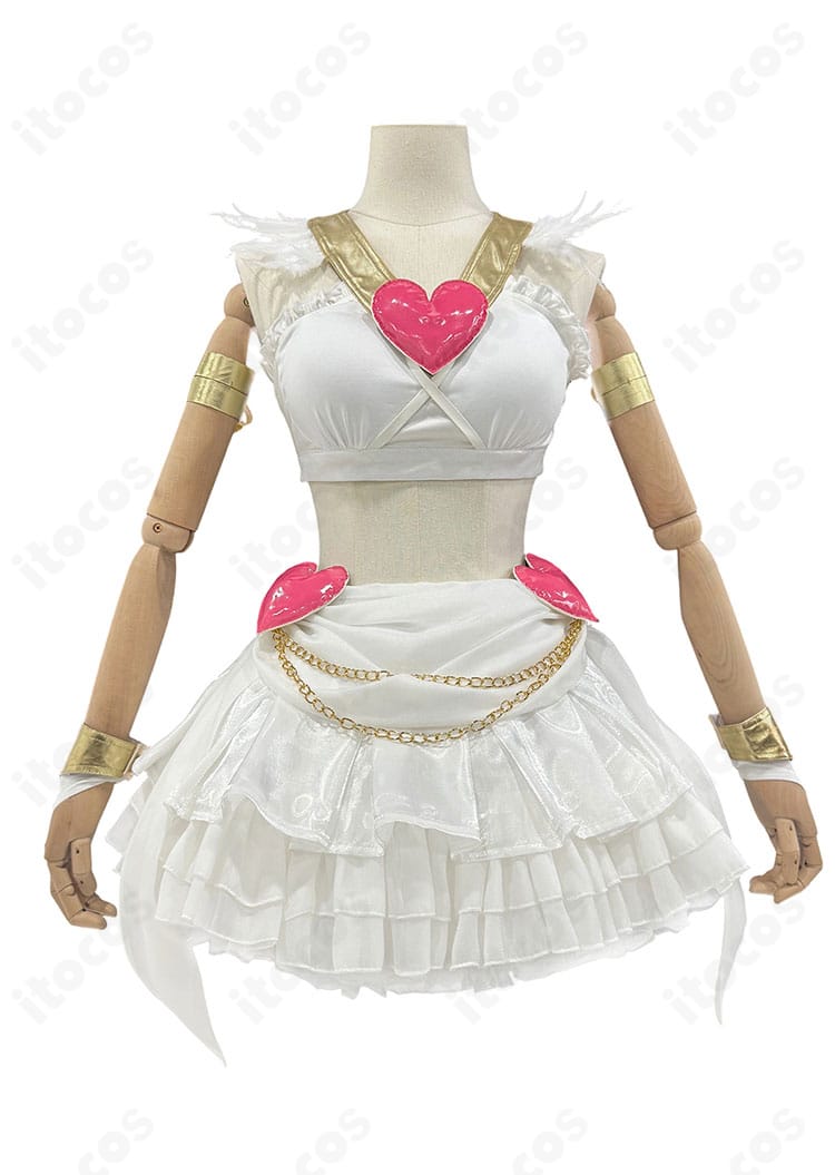 パンティ・アナーキー ポールダンスverの正面フルビュー。トップス、スカート、腕・手首・腰飾りの配置と全体バランスを確認可能。