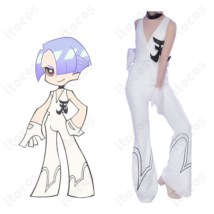 パンティ＆ストッキングwithガーターベルト コスプレ衣装の比較画像。原作イメージと衣装の再現度を確認できるキャラクター比較ビジュアル。