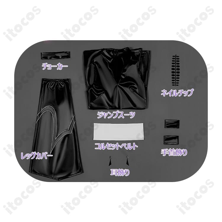 パンティ&ストッキング 天使姉妹ジャンプスーツセット 高再現・着脱簡単でイベントから撮影まで - 3枚目の画像