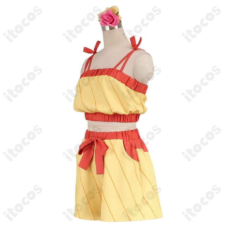 ポケットモンスター サン・ムーン カスミ衣装｜動きやすく高再現のトップス＆ショートパンツ - 2枚目の画像