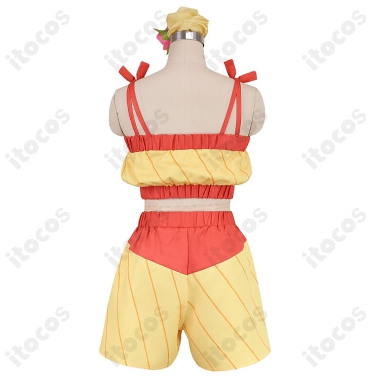 ポケットモンスター サン・ムーン カスミ衣装｜動きやすく高再現のトップス＆ショートパンツ - 3枚目の画像