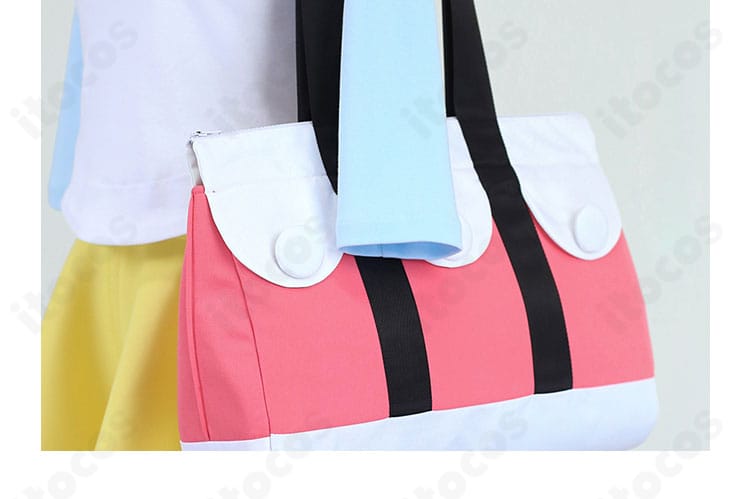 ポケットモンスター ブラック2・ホワイト2 メイ衣装 袖口ディテール。縫製ラインとカフの形状が分かるアップ