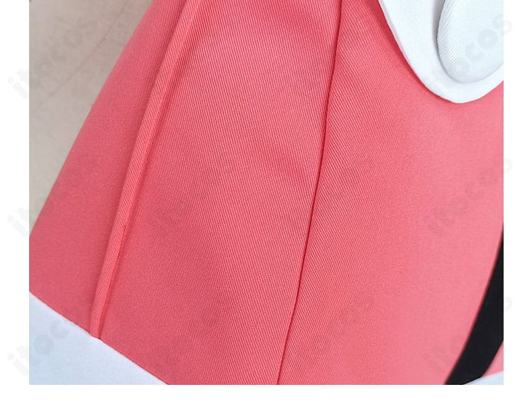 ポケットモンスター ブラック2・ホワイト2 メイ衣装 ショルダーバッグ側面。縫製とマチ幅のディテール