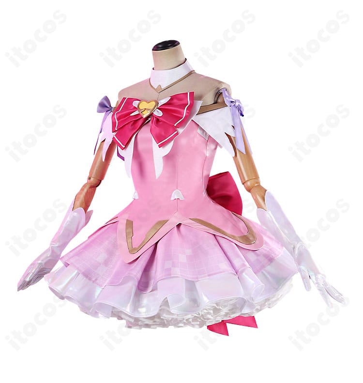 ジュノ コスプレ衣装の側面シルエットと装飾配置