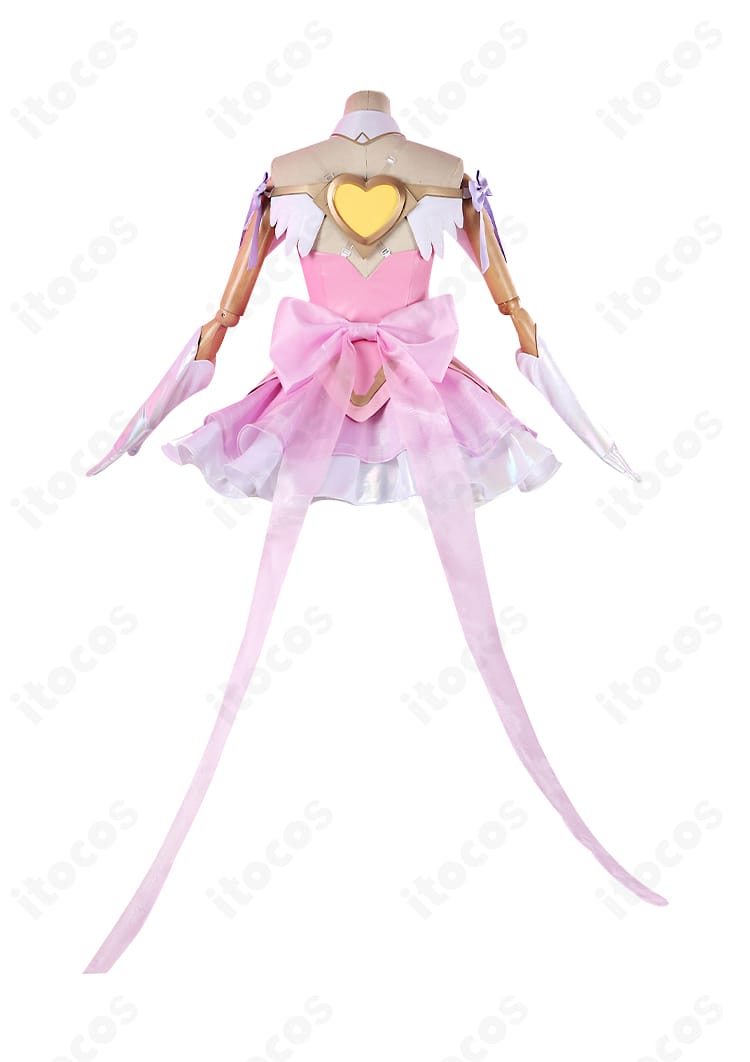 ミシック魔法少女スキンの背面ディテール（リボン・装飾）の拡大