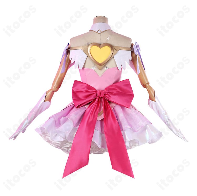 ジュノ コスプレ衣装の背面全体像とリボン位置