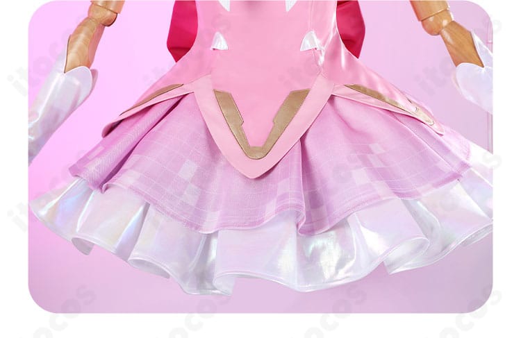 ジュノ コスプレ衣装 スカート部の装飾・切り替えラインの詳細