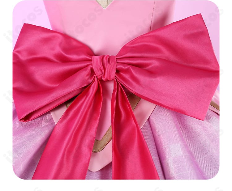 ジュノ コスプレ衣装 背面の大型リボン装飾ディテール