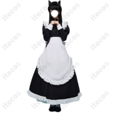 古見さんは、コミュ症です。古見硝子 メイド服｜高再現度で軽やか、イベント・撮影に最適 - 1枚目の画像（サムネイル）